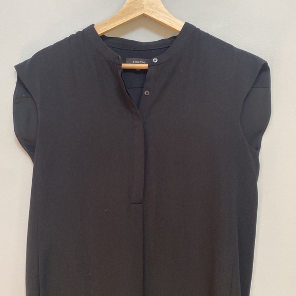 Aritzia Babaton Black Sleeveless Mini Dress Size XS - Picture 3 of 7